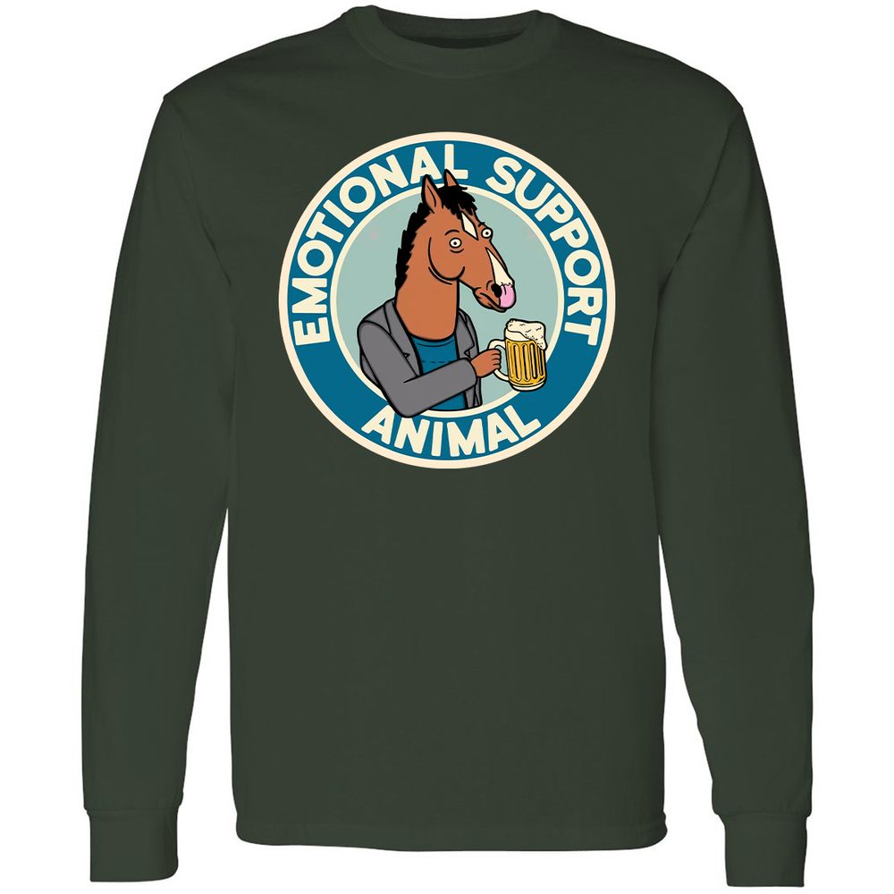 Long Sleeve T-Shirt - MNJYVW2V - Forest Green - 4