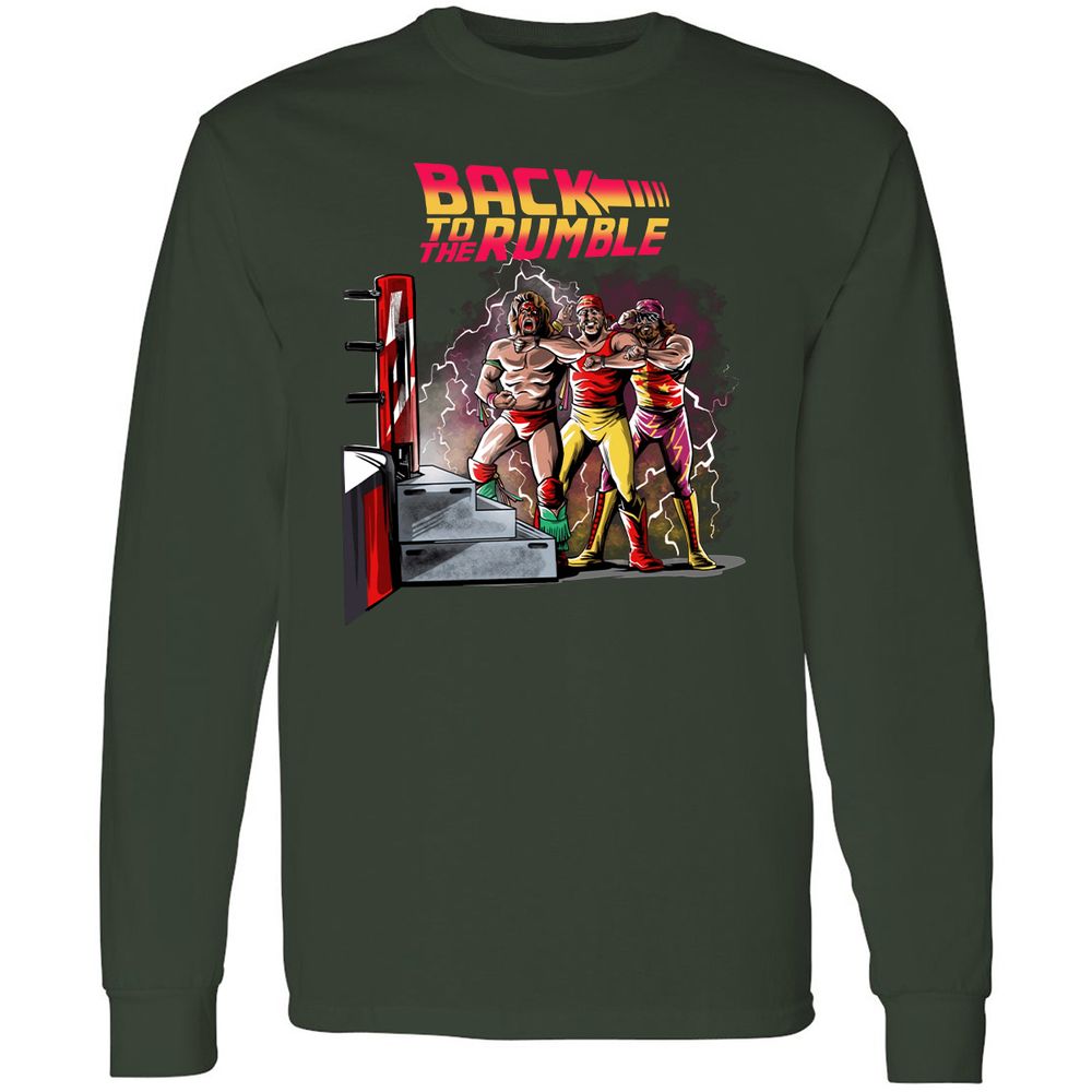 Long Sleeve T-Shirt - RH7S1CDS - Forest Green - 4