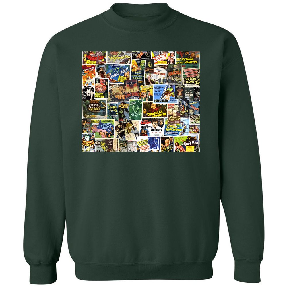 Classic Unisex Sweatshirt - AQUCBX3Z - Forest Green - 4