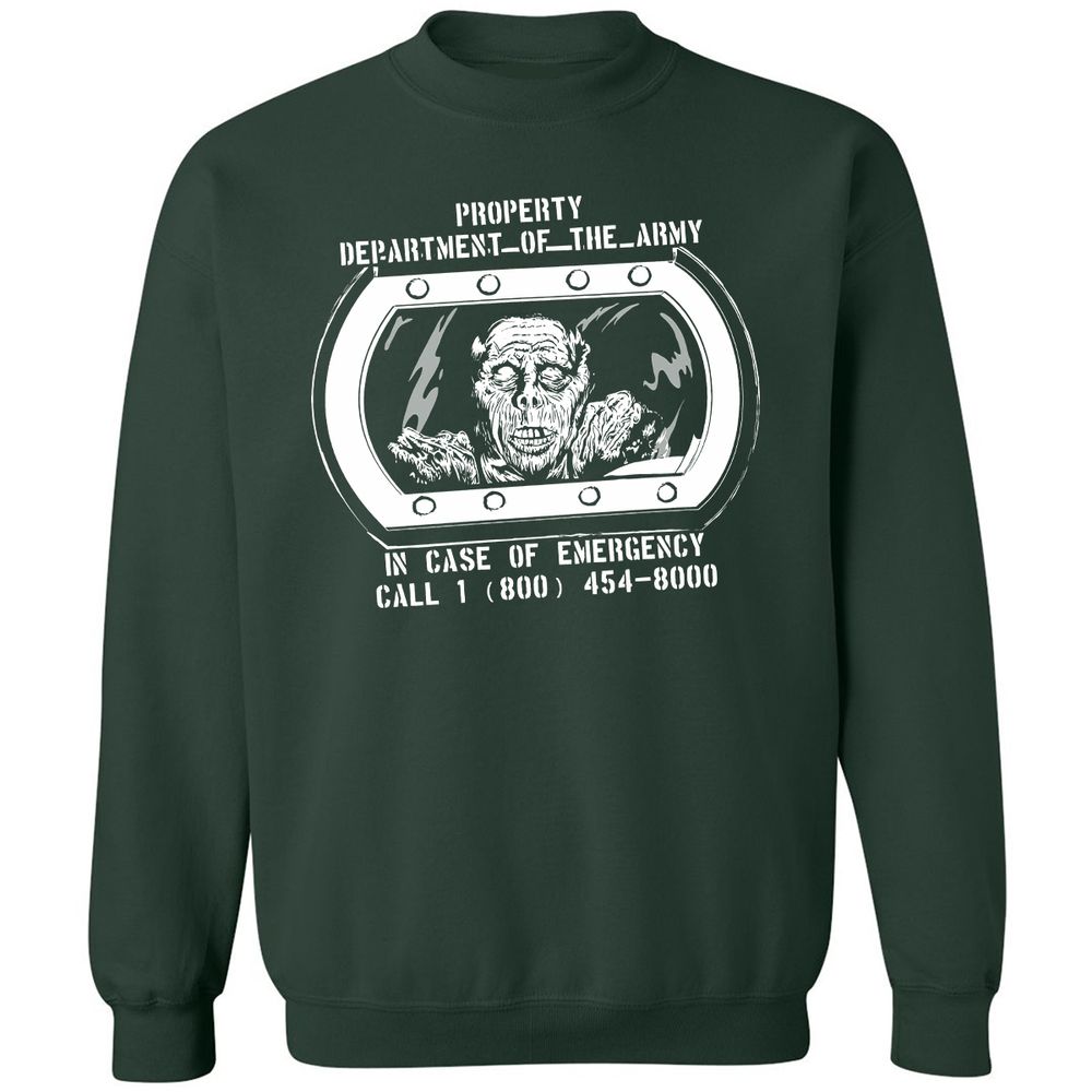 Classic Unisex Sweatshirt - Y325E1GA - Forest Green - 4