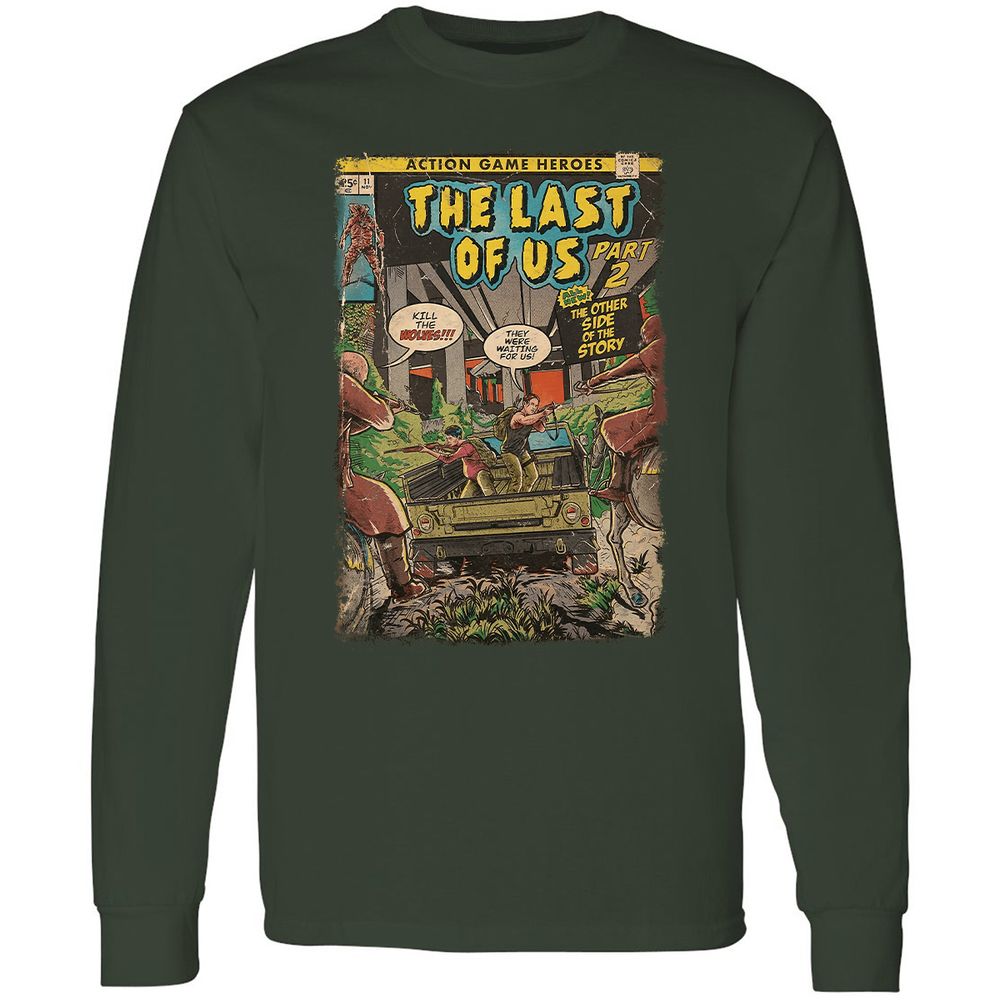 Long Sleeve T-Shirt - DQ8263X4 - Forest Green - 4