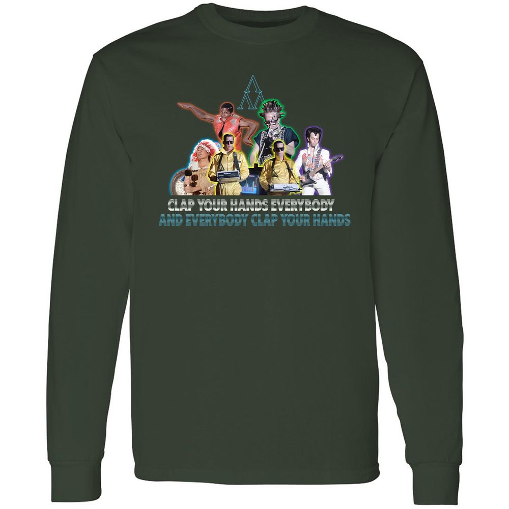 Long Sleeve T-Shirt - GZVCZ2K9 - Forest Green - 4