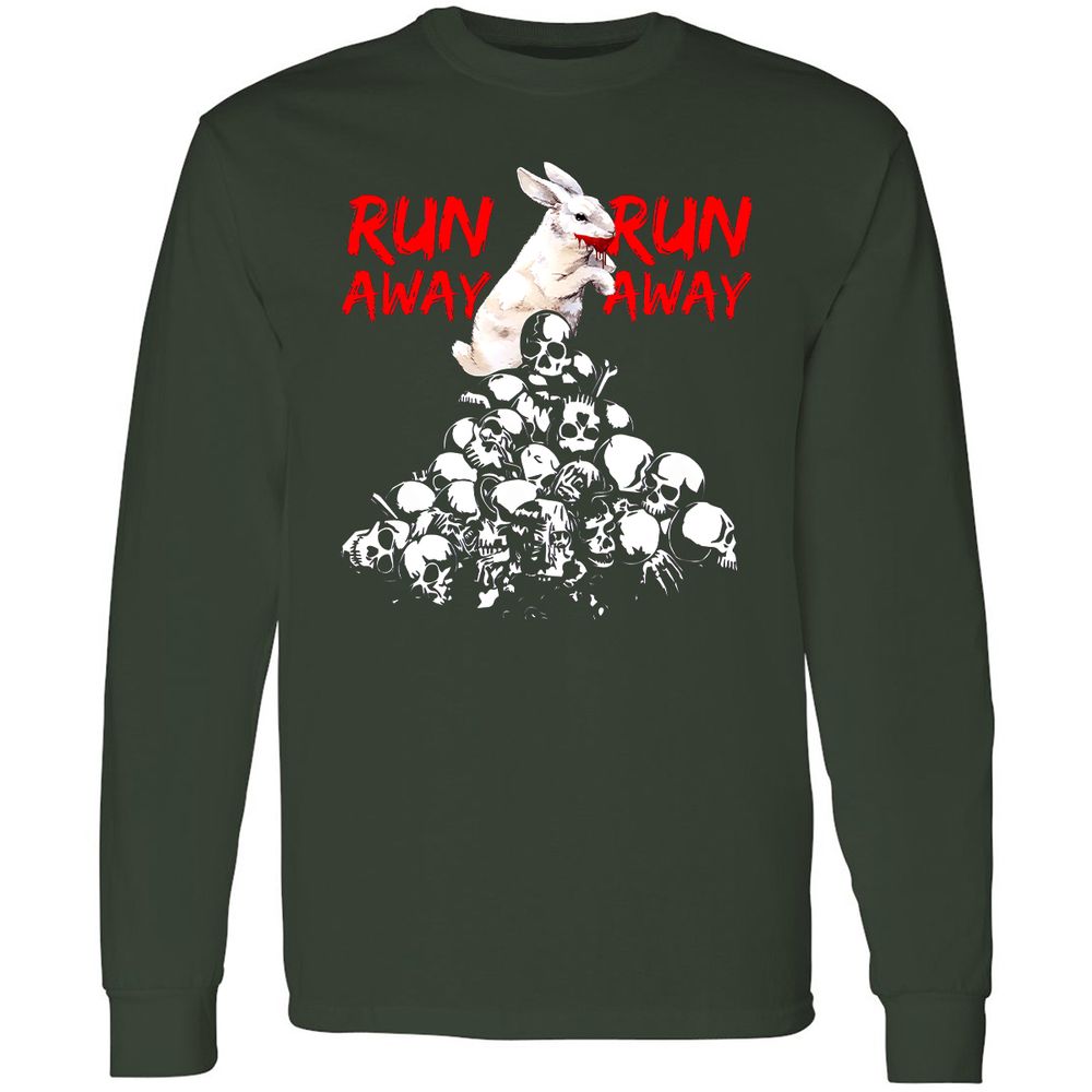 Long Sleeve T-Shirt - 5YE7F2YJ - Forest Green - 4