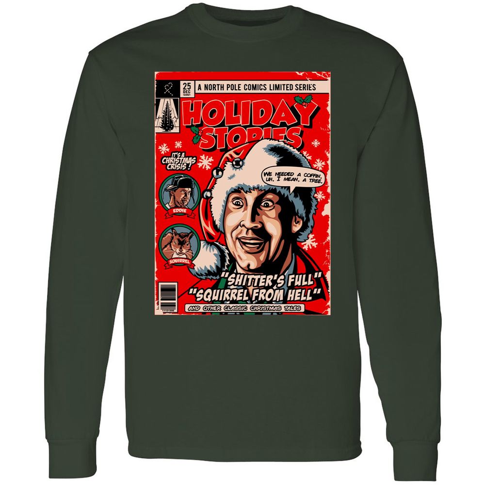 Long Sleeve T-Shirt - 8SQXNYMY - Forest Green - 4
