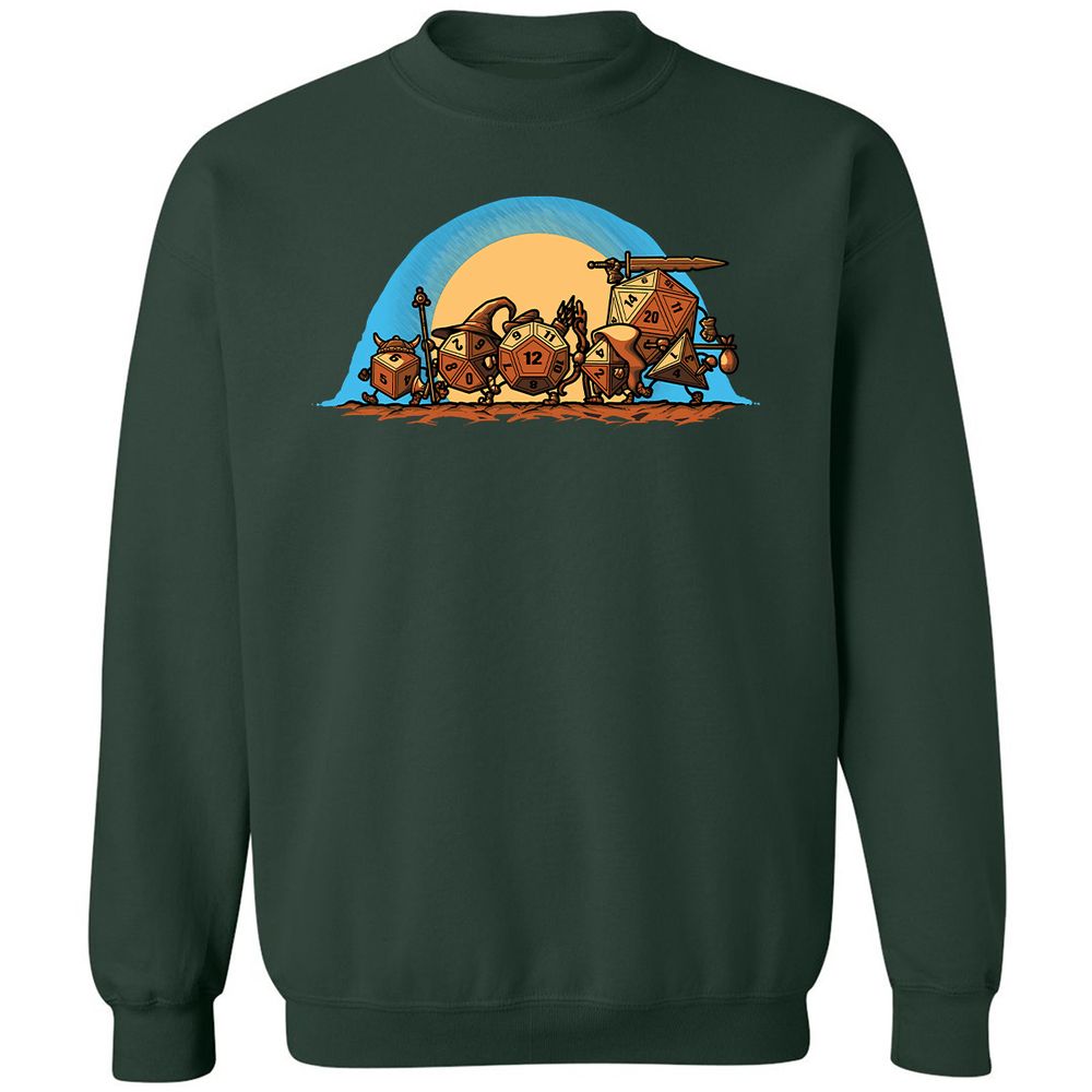 Classic Unisex Sweatshirt - 6Y3VDZJA - Forest Green - 4