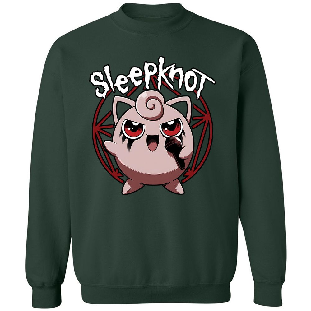 Classic Unisex Sweatshirt - 7KFZDEAM - Forest Green - 4