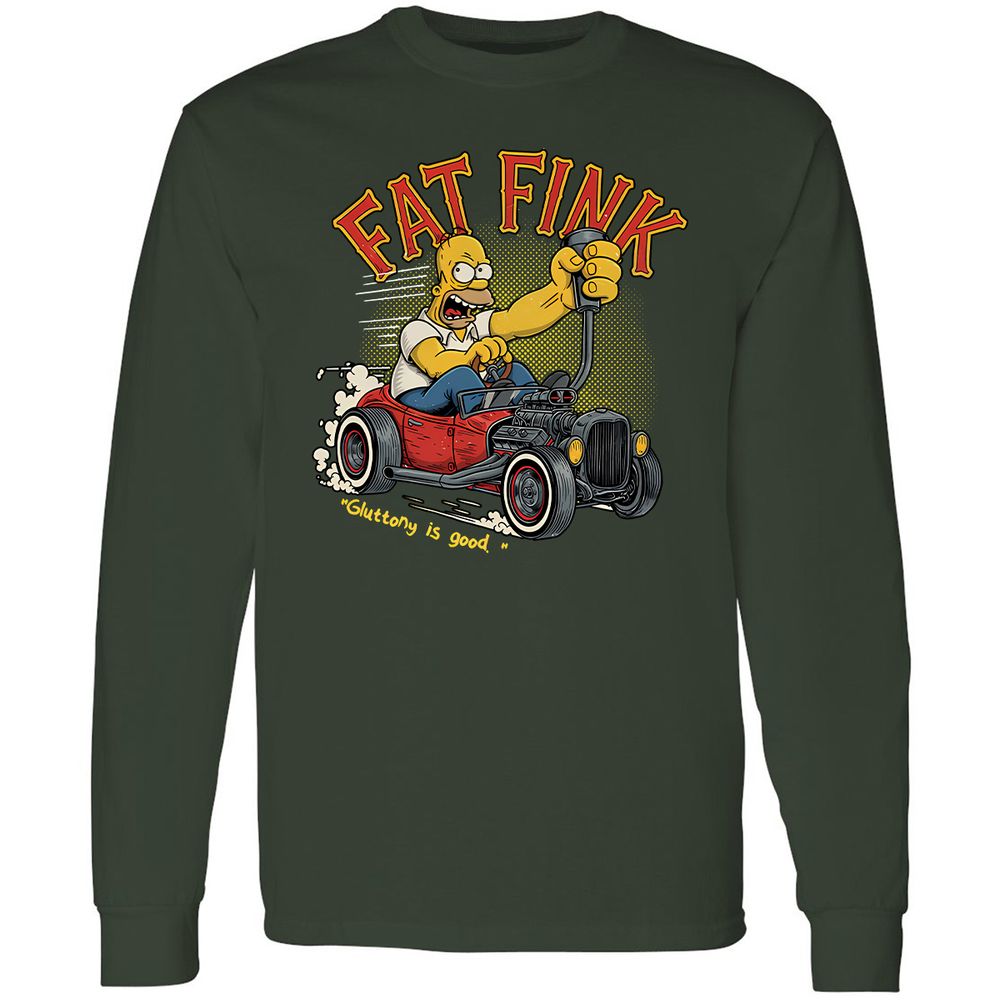 Long Sleeve T-Shirt - RKDB4ZQ2 - Forest Green - 4