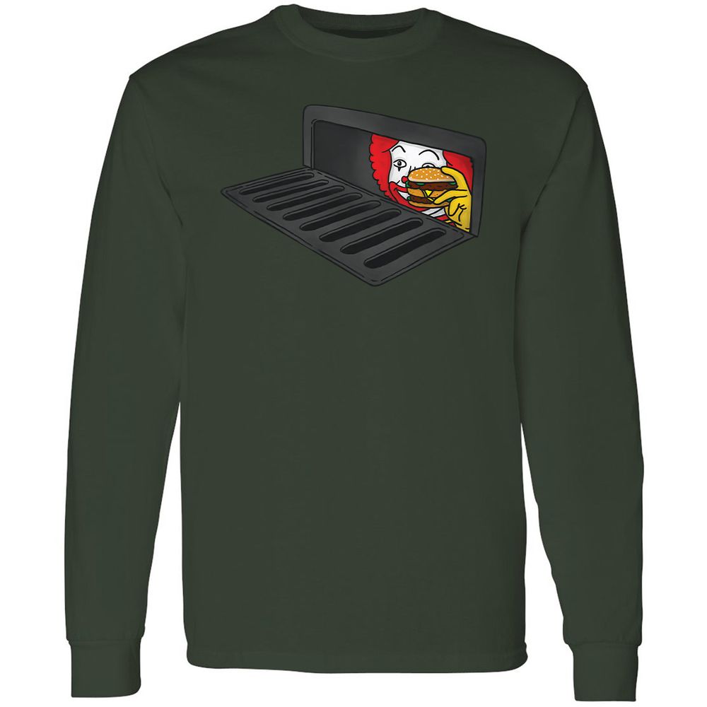 Long Sleeve T-Shirt - 7VK4F5W1 - Forest Green - 4