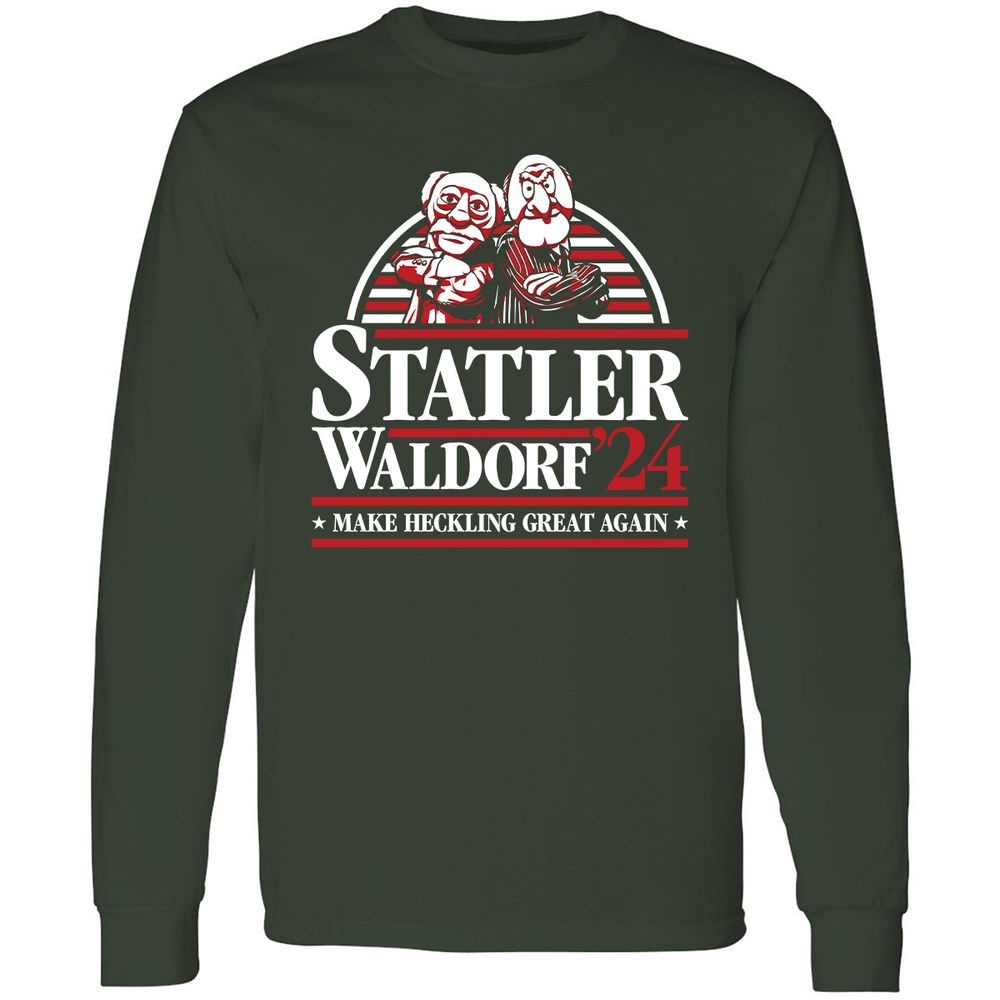 Long Sleeve T-Shirt - LRYQ87UX - Forest Green - 4