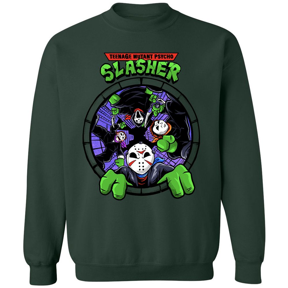 Classic Unisex Sweatshirt - 5EFQMNFC - Forest Green - 4
