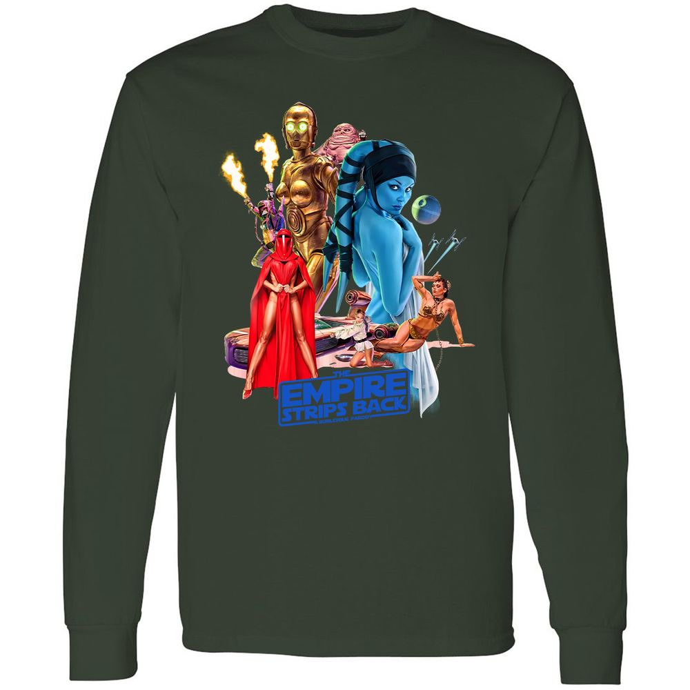 Long Sleeve T-Shirt - U2Q8HZQH - Forest Green - 4