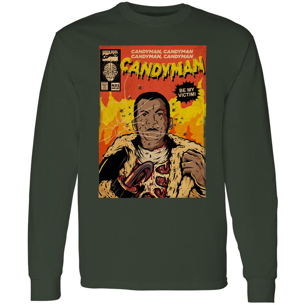 Long Sleeve T-Shirt - 59N5LM78 - Forest Green - 4