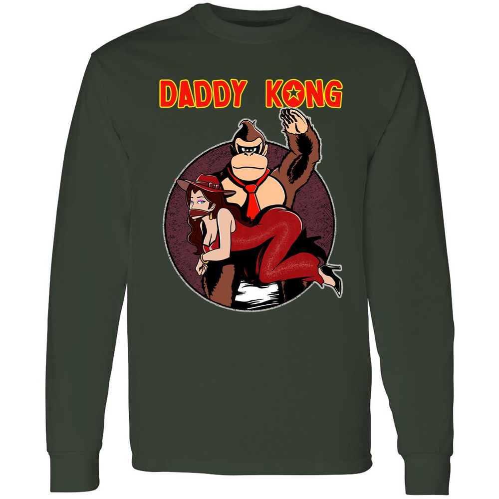 Long Sleeve T-Shirt - 2SX2M8FB - Forest Green - 4
