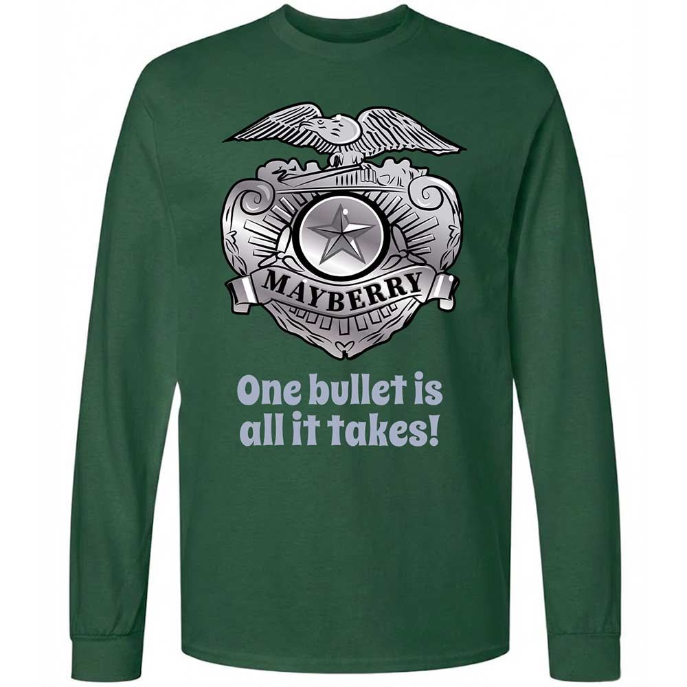 Long Sleeve T-Shirt - 7FZDRQZR - Forest Green - 4