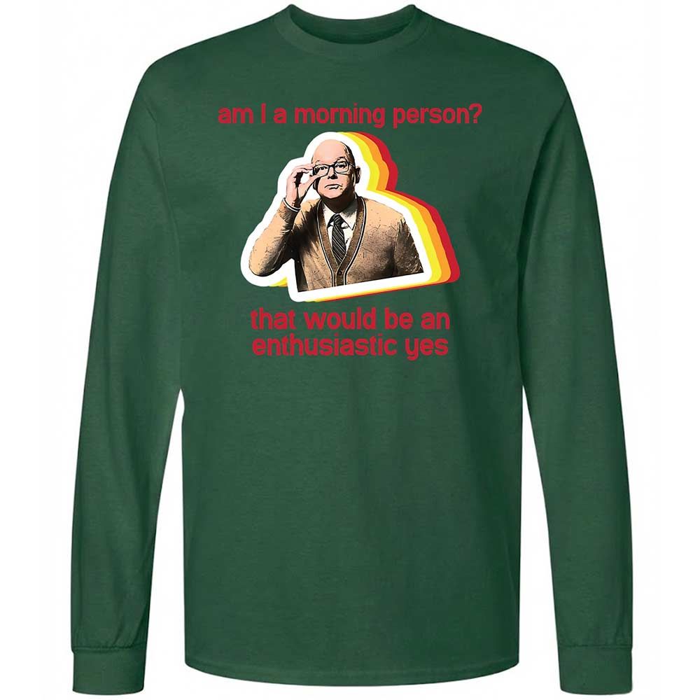 Long Sleeve T-Shirt - 5M8GVJWH - Forest Green - 4