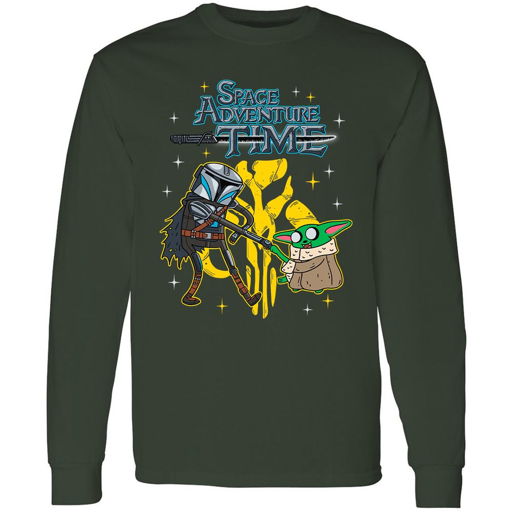 Long Sleeve T-Shirt - VWY6Z8BP - Forest Green - 4