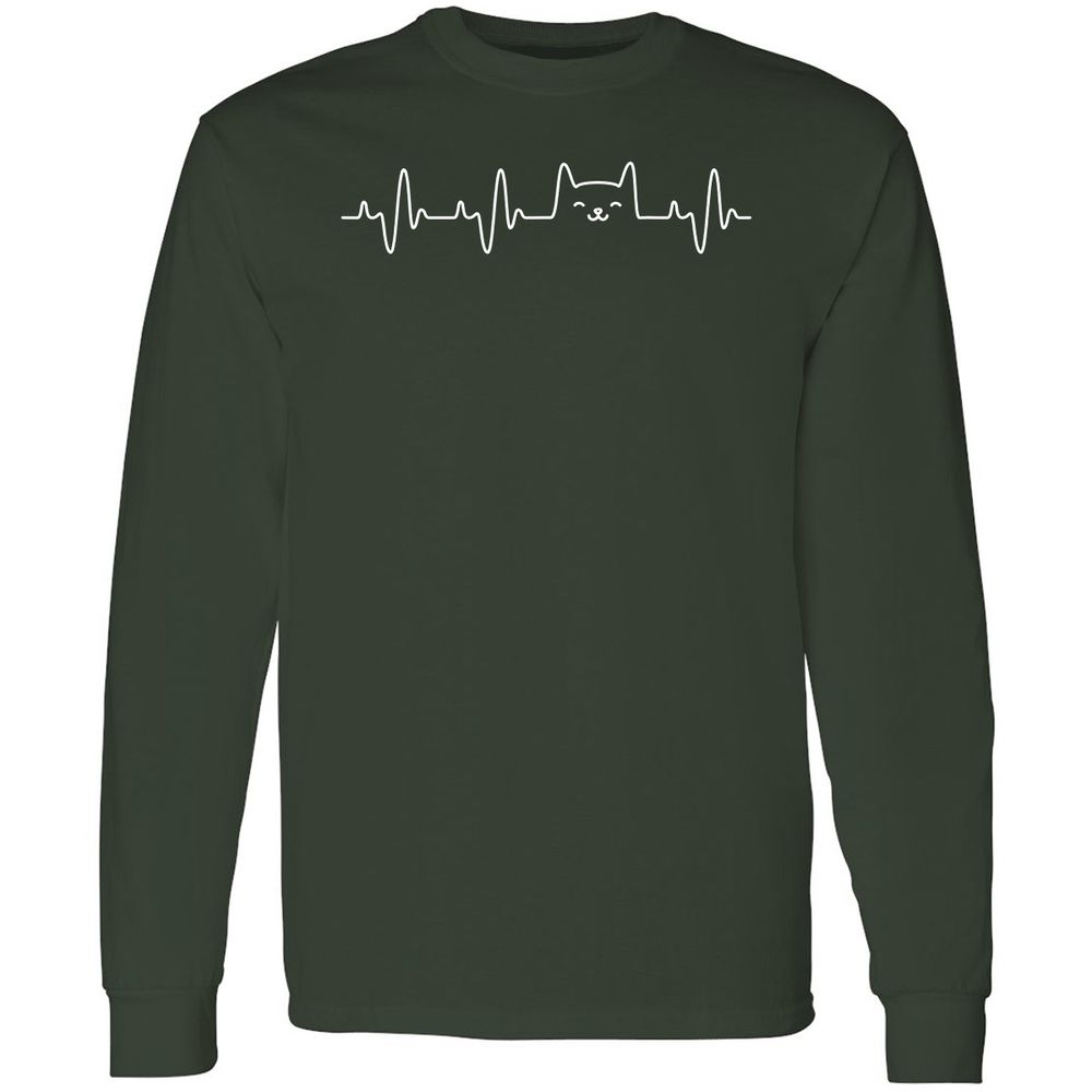 Long Sleeve T-Shirt - 5MAMHQB5 - Forest Green - 4