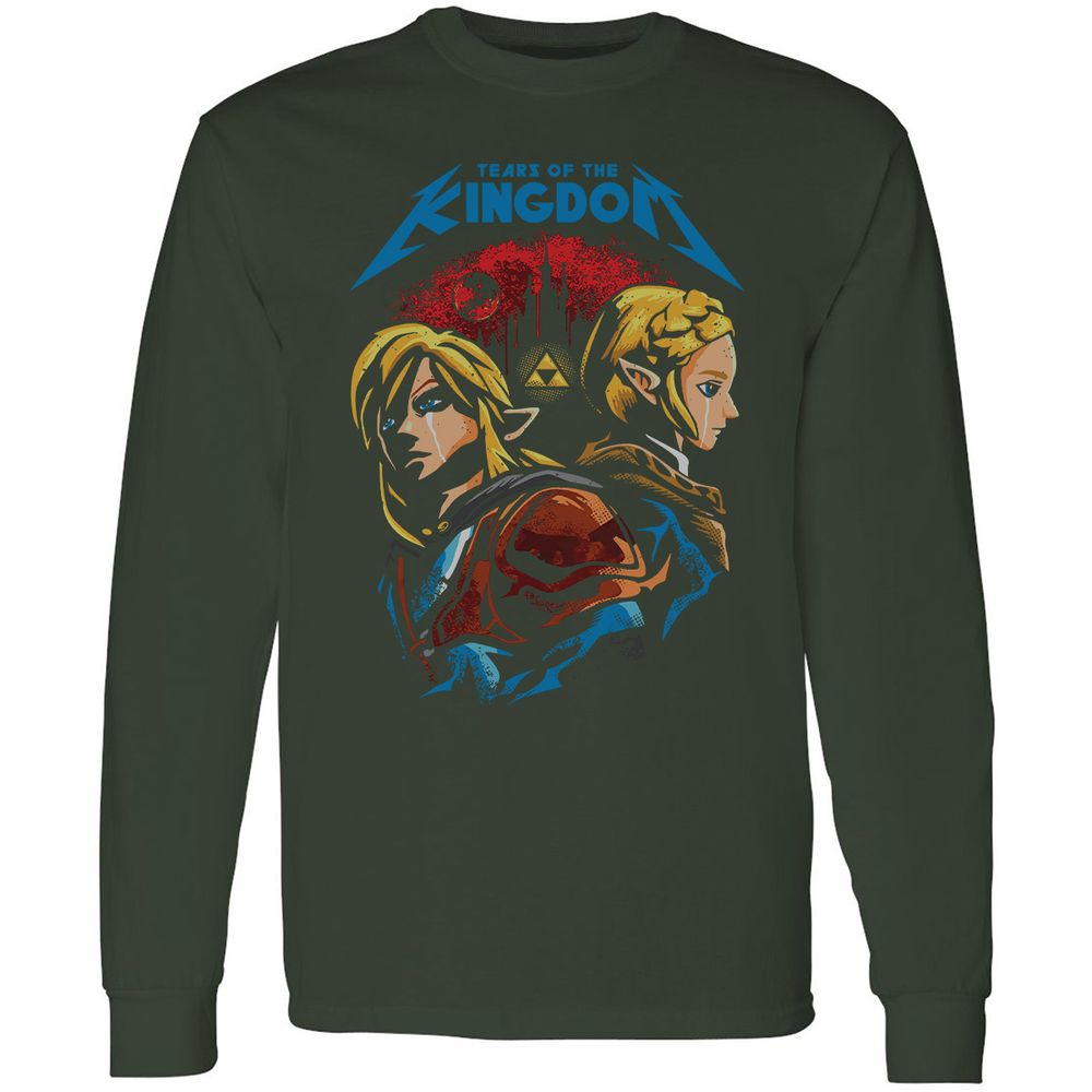 Long Sleeve T-Shirt - 4Q8AEX23 - Forest Green - 4
