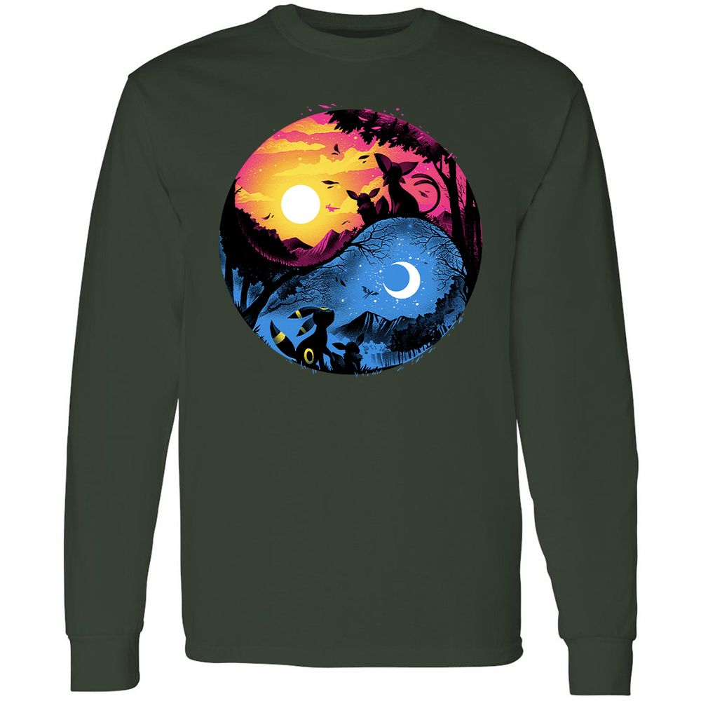 Long Sleeve T-Shirt - JCP4FEF6 - Forest Green - 4