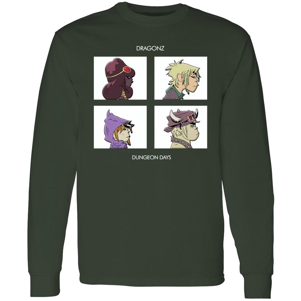 Long Sleeve T-Shirt - Q16WM5CG - Forest Green - 4