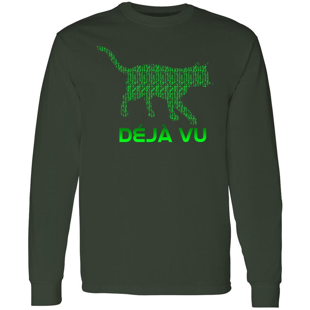 Long Sleeve T-Shirt - 737V36N6 - Forest Green - 4