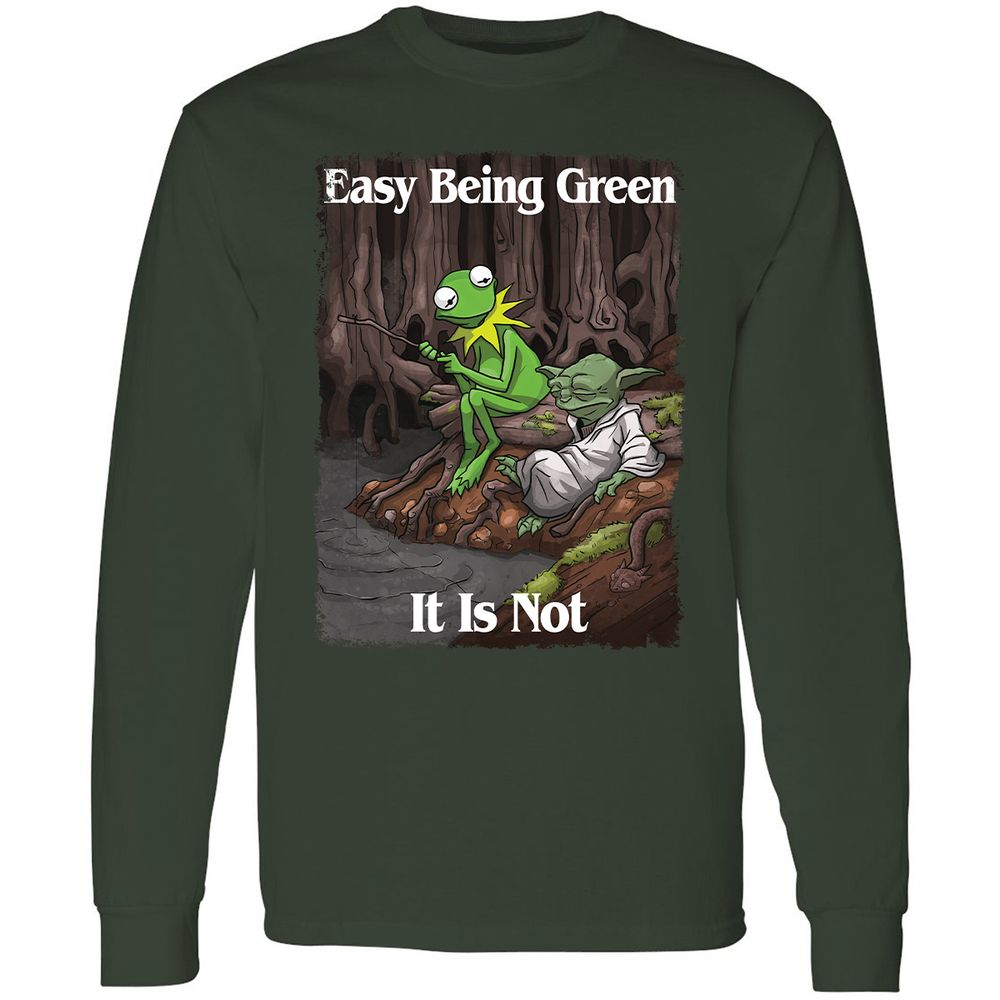 Long Sleeve T-Shirt - M39GT3QX - Forest Green - 4