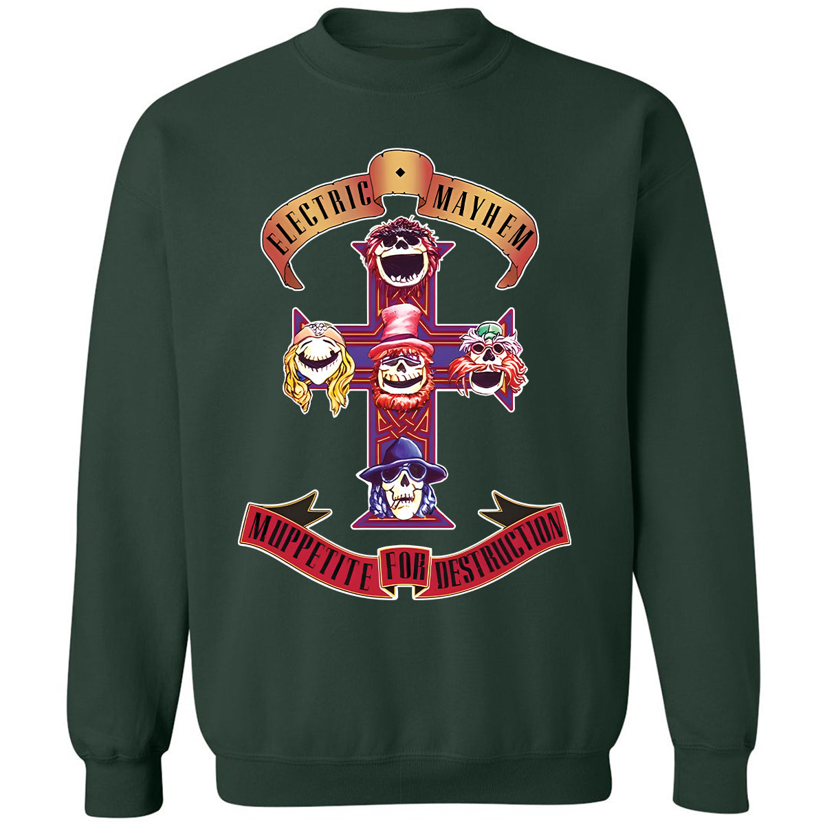 Classic Unisex Sweatshirt - QSDGEVQT - Forest Green - 4