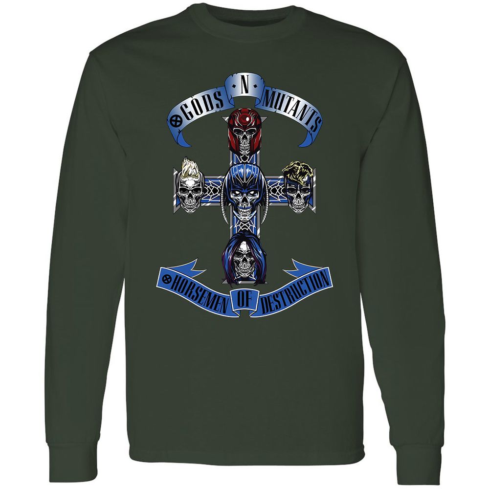 Long Sleeve T-Shirt - W8AGC5TT - Forest Green - 4