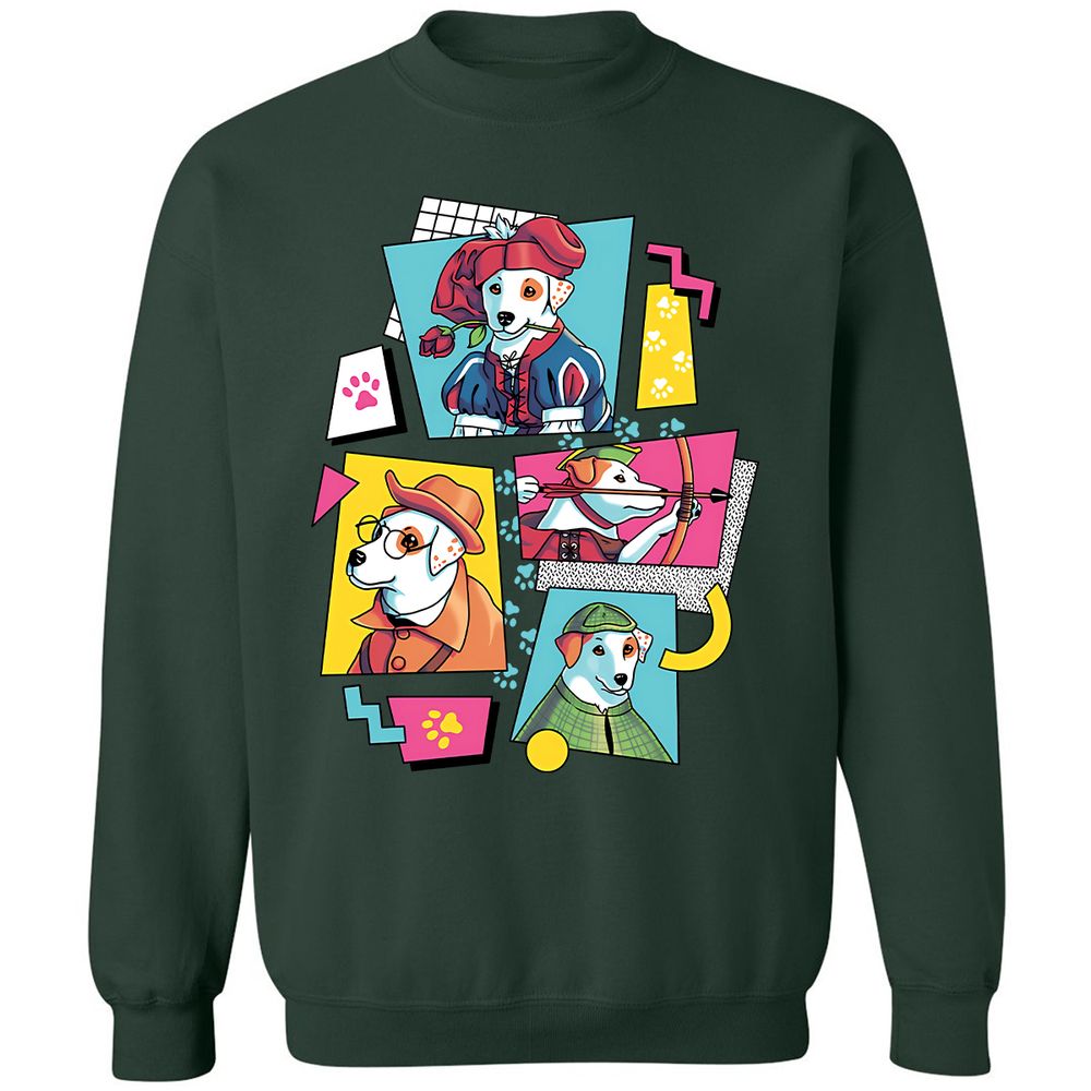 Classic Unisex Sweatshirt - EAQ3HAJQ - Forest Green - 4
