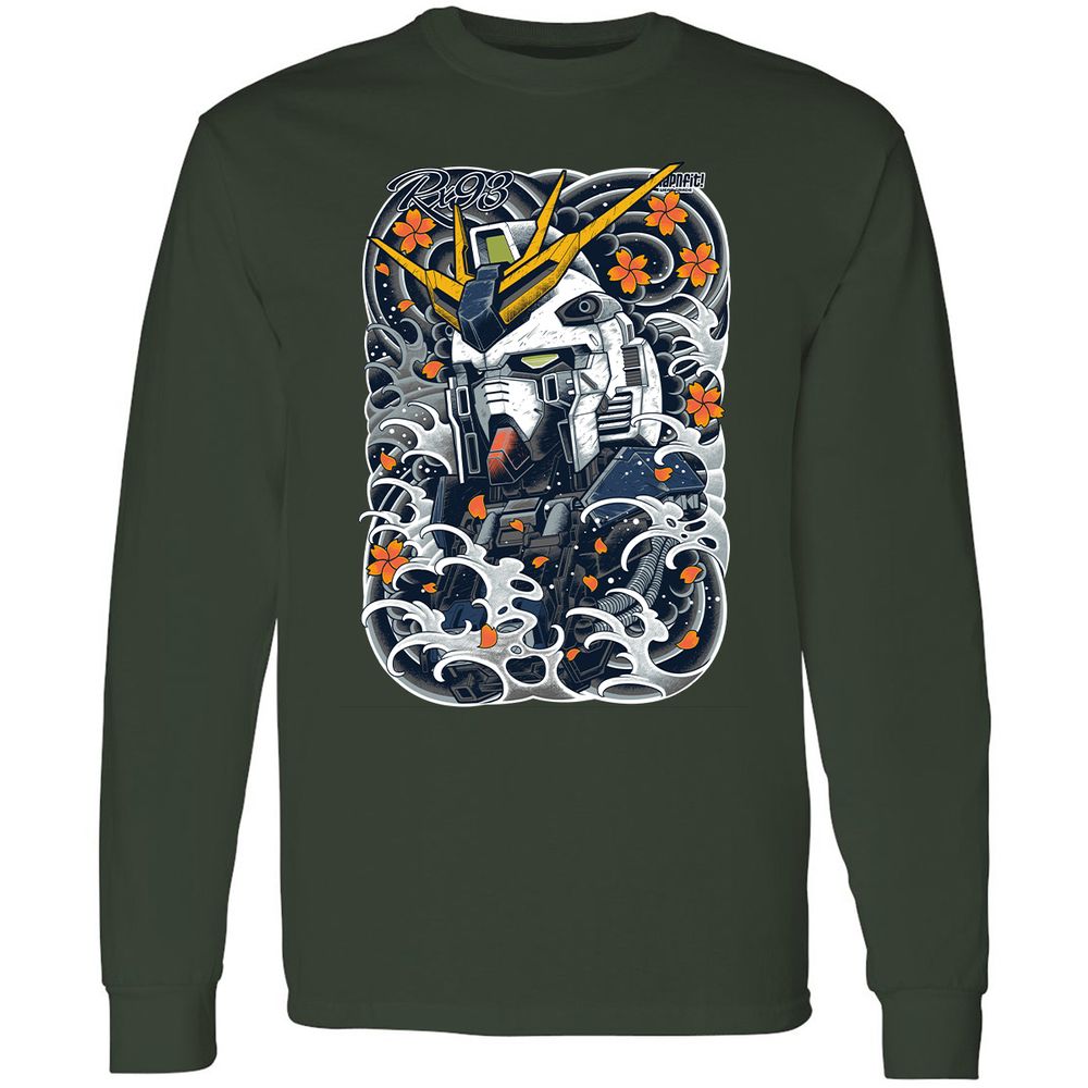 Long Sleeve T-Shirt - 8FKDFNBB - Forest Green - 4