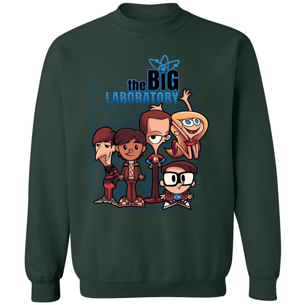 Classic Unisex Sweatshirt - W6KW139D - Forest Green - 4