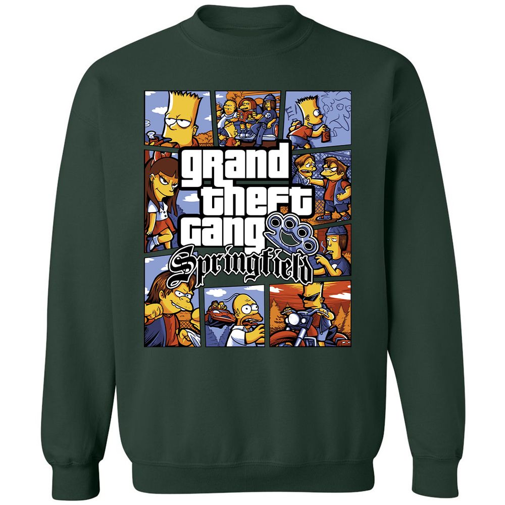 Classic Unisex Sweatshirt - 2F1YMYXG - Forest Green - 4