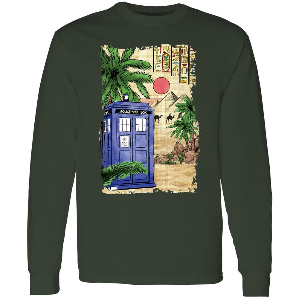 Long Sleeve T-Shirt - 6N5JFKN9 - Forest Green - 4