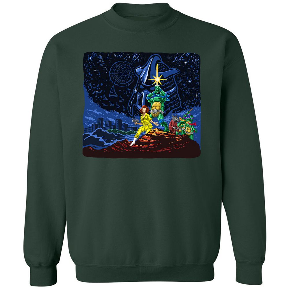 Classic Unisex Sweatshirt - 9Q1EBB6A - Forest Green - 4