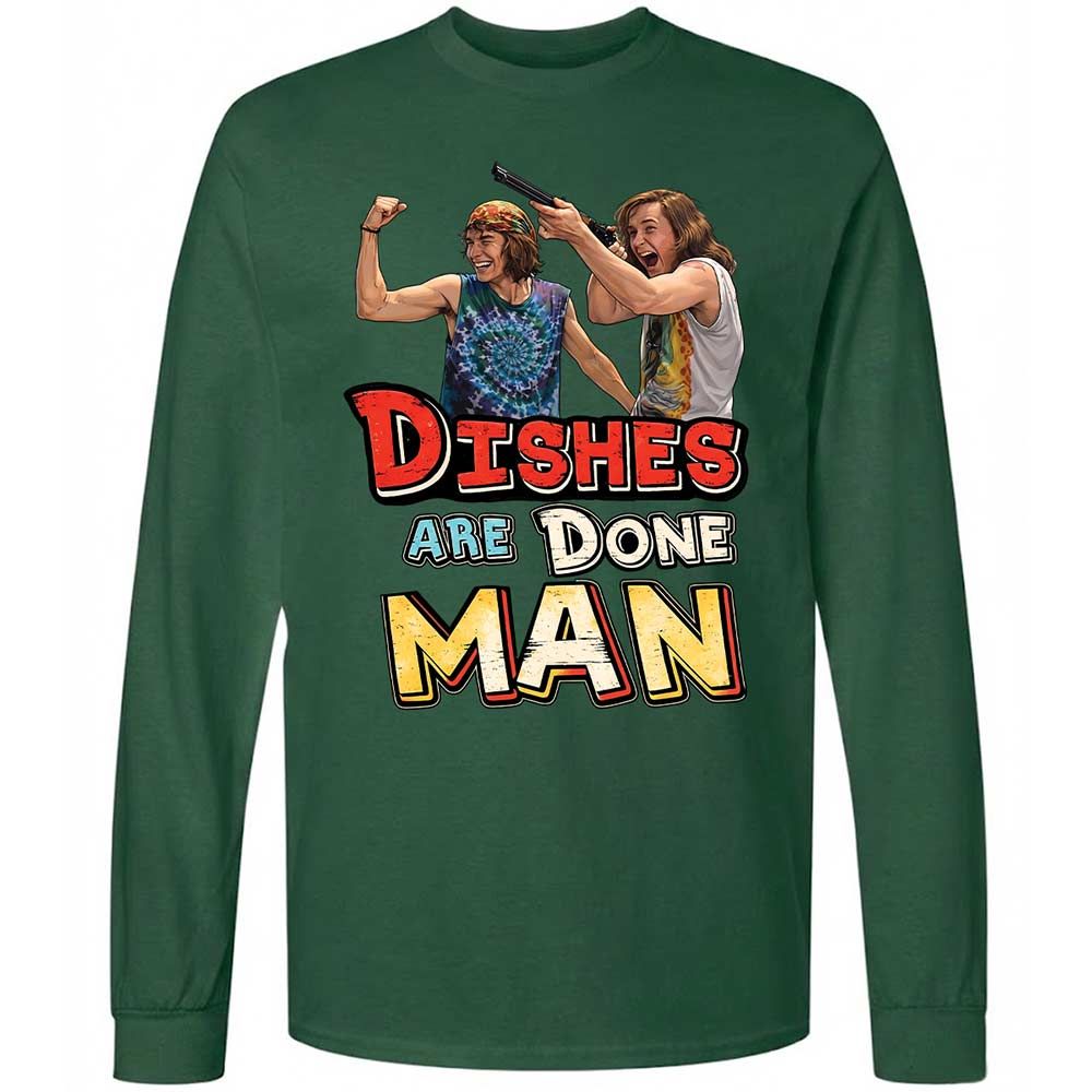 Long Sleeve T-Shirt - VQRUSN7N - Forest Green - 4