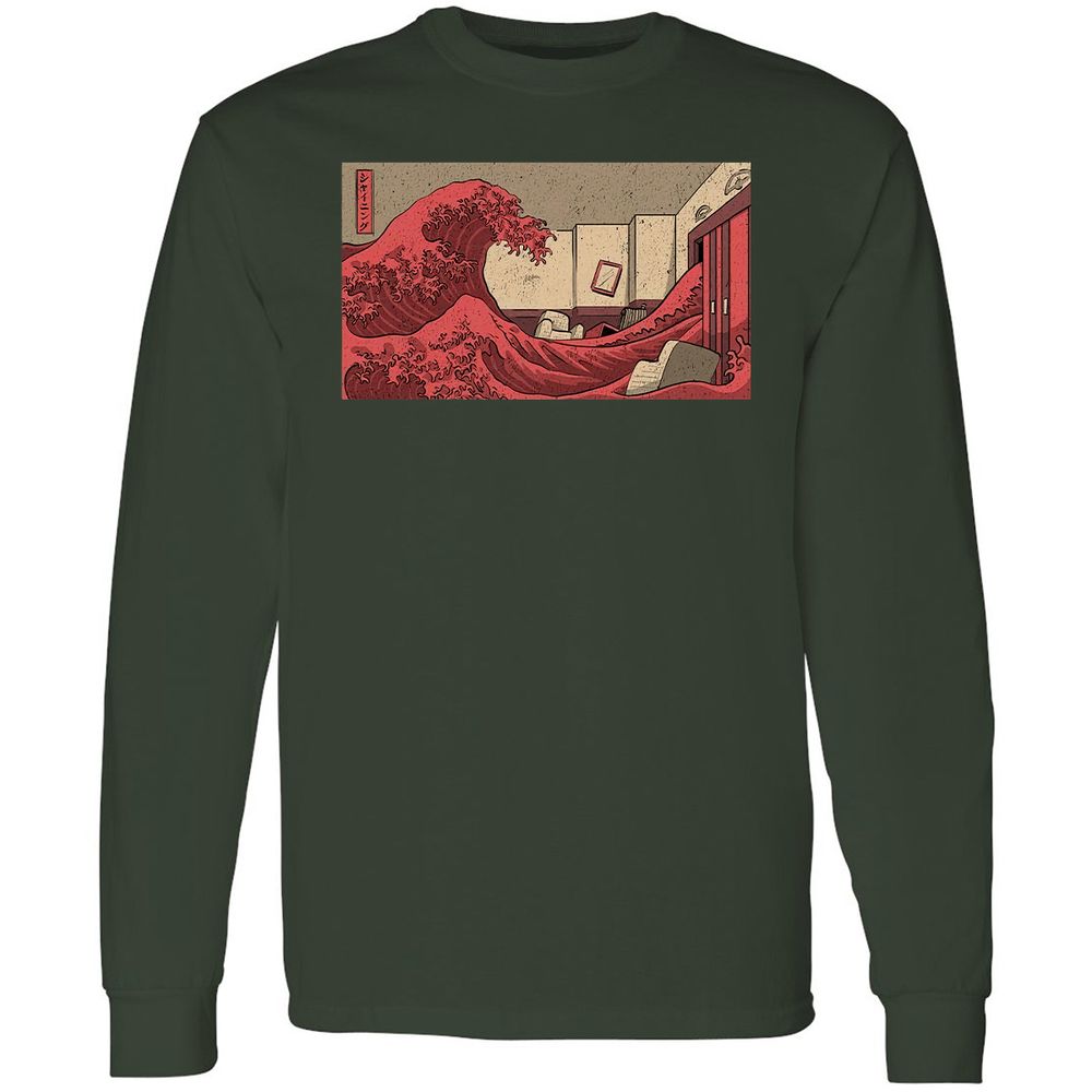 Long Sleeve T-Shirt - HZ7428UH - Forest Green - 4