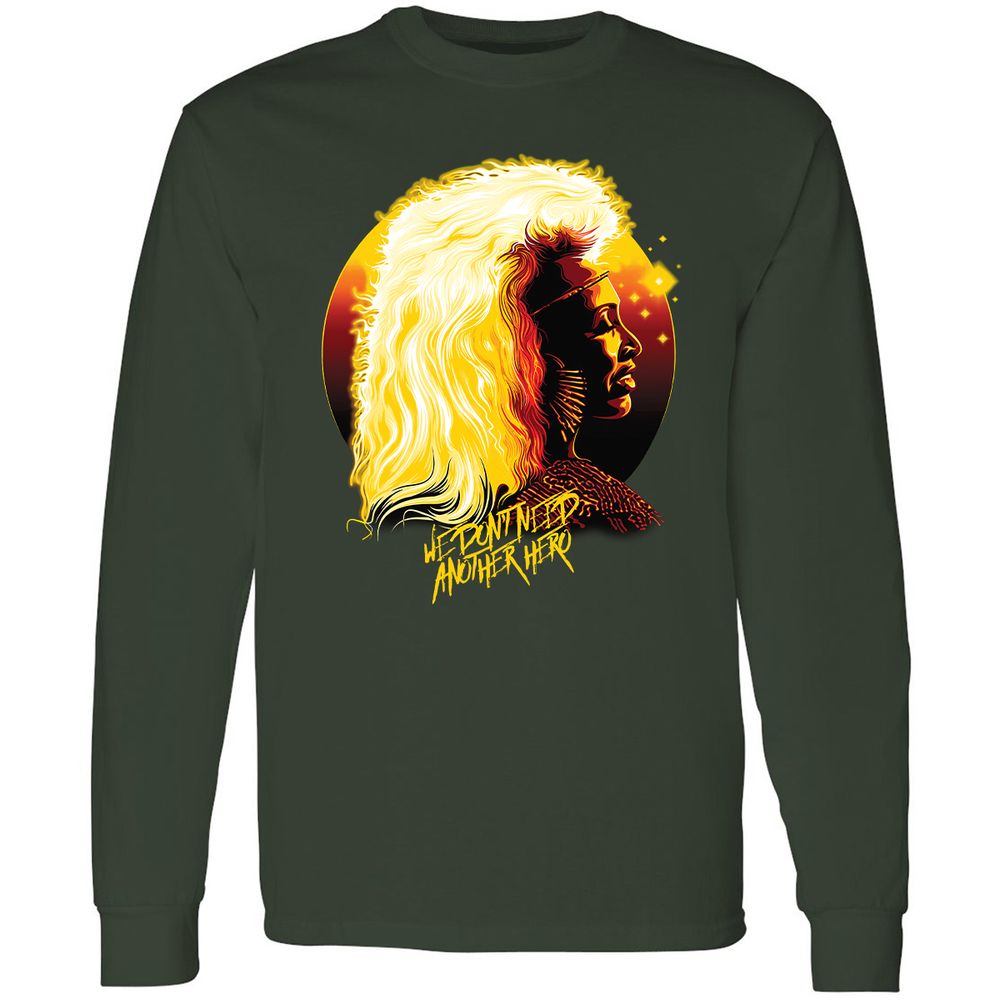 Long Sleeve T-Shirt - QM4VB8J9 - Forest Green - 4