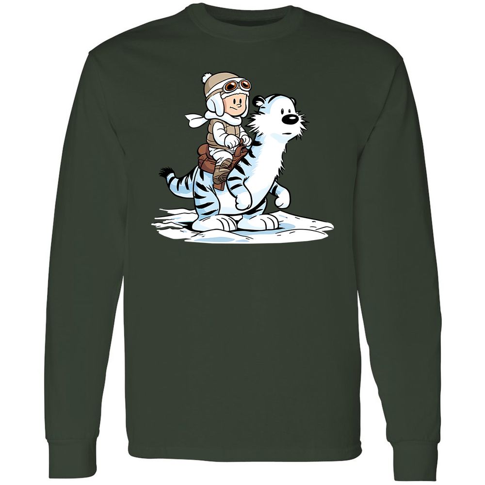 Long Sleeve T-Shirt - 4EJU4KV9 - Forest Green - 4