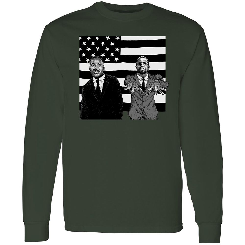 Long Sleeve T-Shirt - F1DZN79P - Forest Green - 4