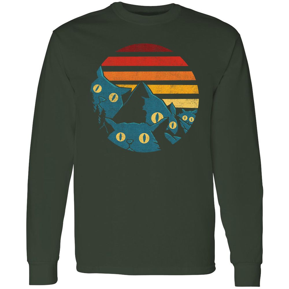Long Sleeve T-Shirt - 2WPDHHFZ - Forest Green - 4