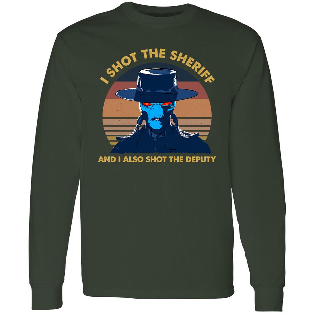 Long Sleeve T-Shirt - Q9Y7GLQB - Forest Green - 4