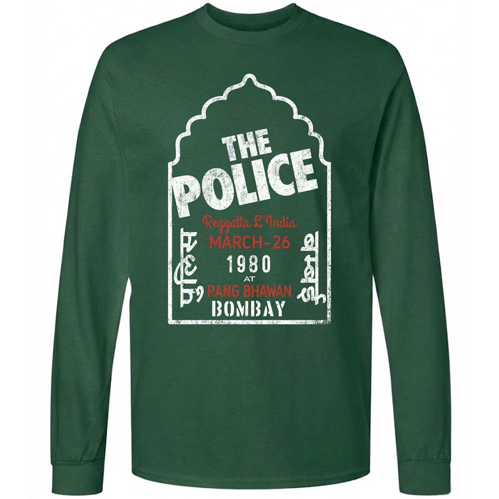 Long Sleeve T-Shirt - VSK9RYXB - Forest Green - 4