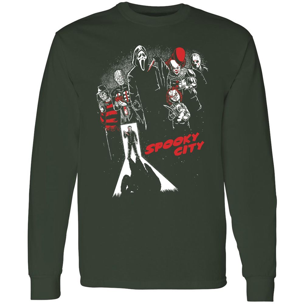 Long Sleeve T-Shirt - PBSVUP7C - Forest Green - 4