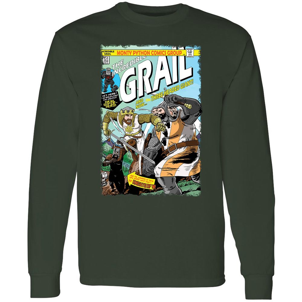 Long Sleeve T-Shirt - A6GE2PLD - Forest Green - 4