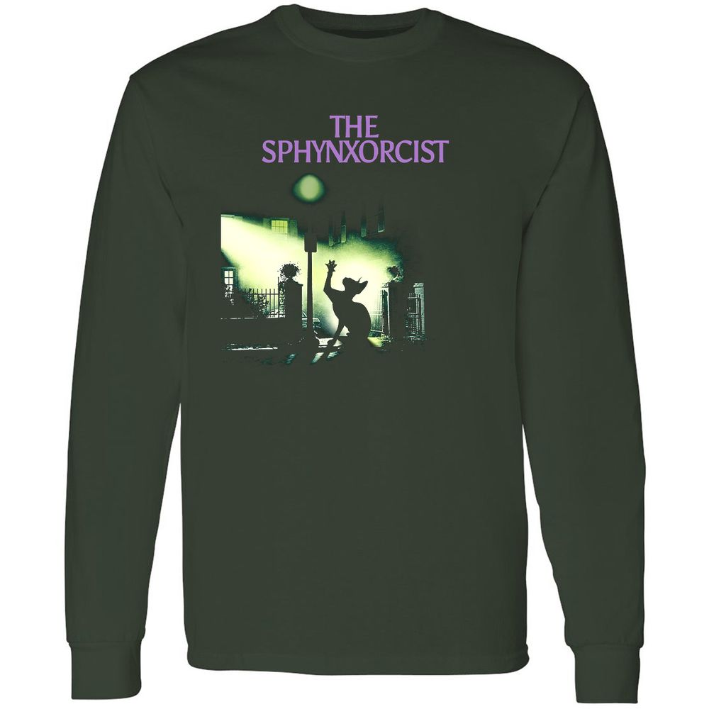 Long Sleeve T-Shirt - QC7KFZ8Y - Forest Green - 4
