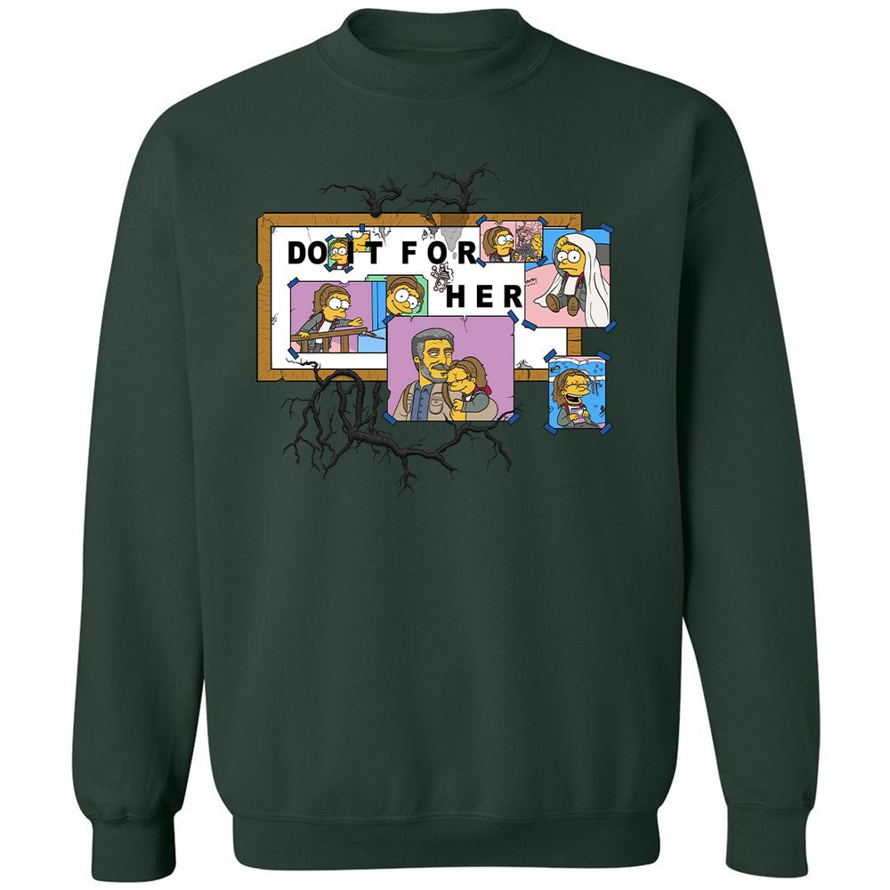 Classic Unisex Sweatshirt - 1B31S3PL - Forest Green - 4