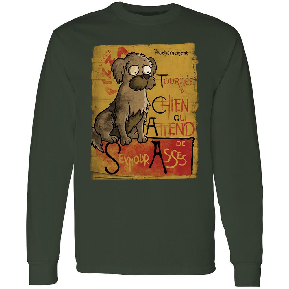 Long Sleeve T-Shirt - Y5GJA7KC - Forest Green - 4