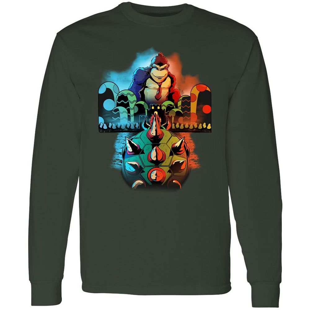 Long Sleeve T-Shirt - HVL44HV8 - Forest Green - 4