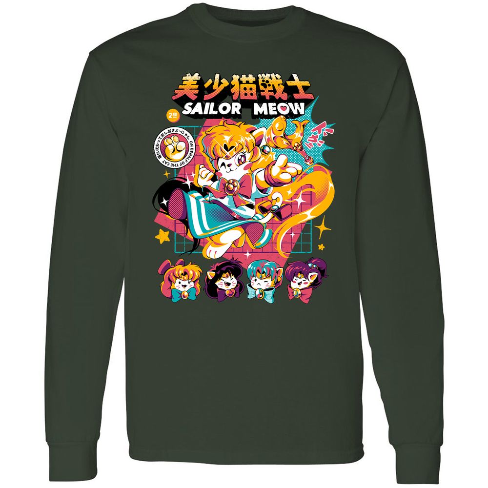 Long Sleeve T-Shirt - 3NFUD4CA - Forest Green - 4
