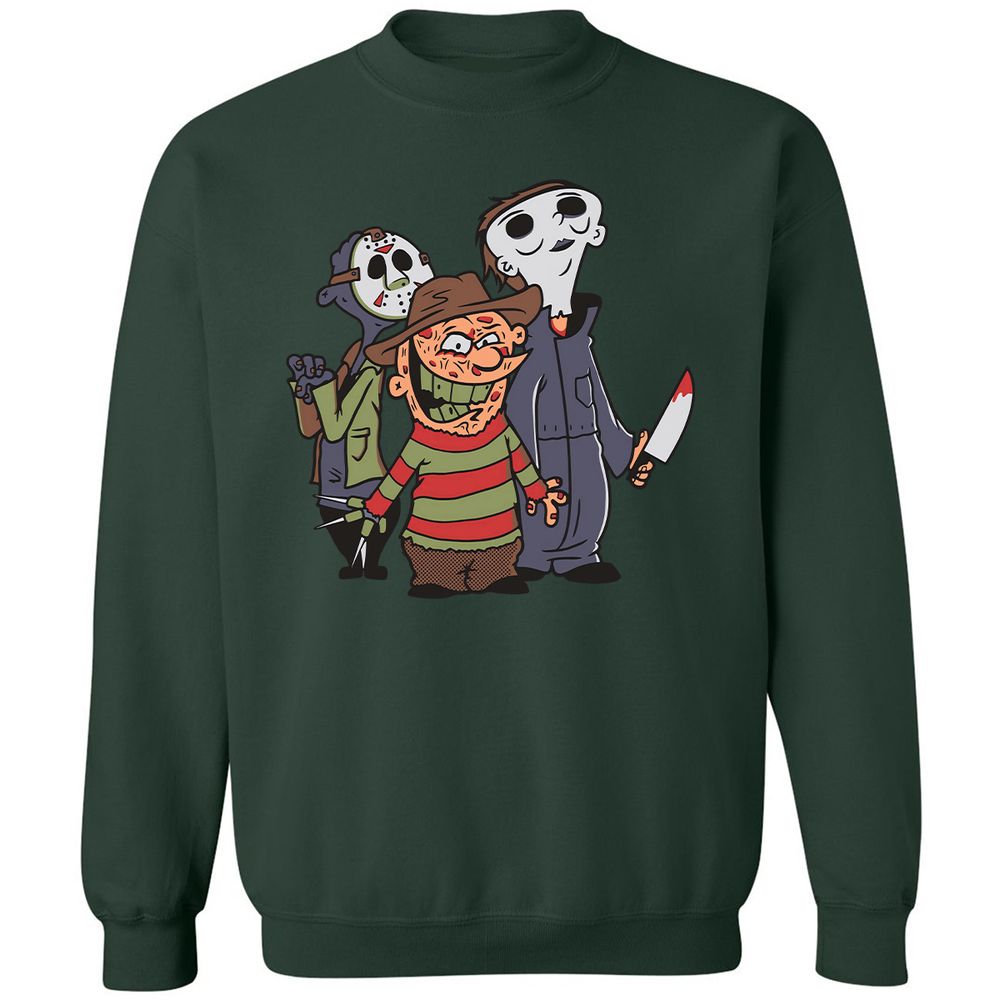 Classic Unisex Sweatshirt - P3XJACBM - Forest Green - 4